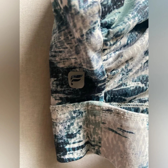 Fabletics Kenzie  fossil print sports bra Sz S - Picture 5 of 9